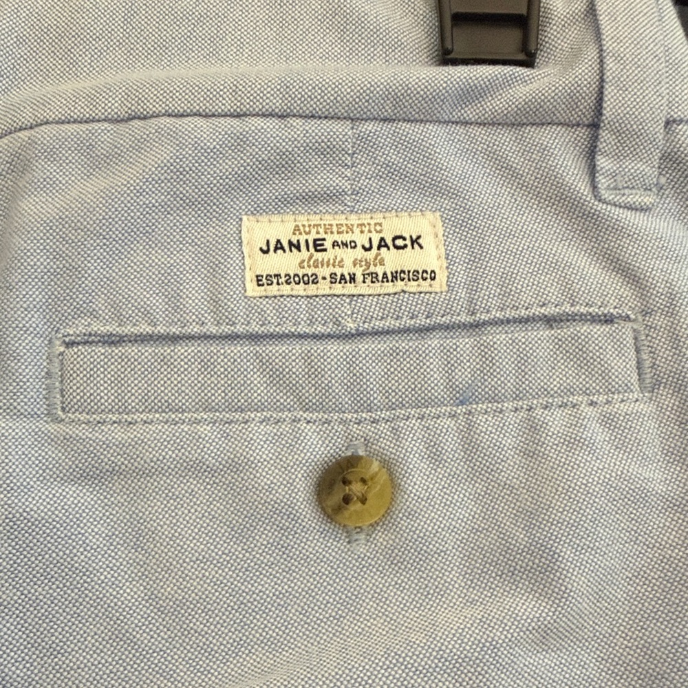 Janie and Jack Boys Light Blue Blazer & Pants Set Size 7 Spring Suit. Like New! - Picture 4 of 14